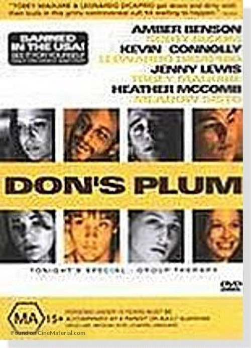 Don&#039;s Plum - Australian DVD movie cover