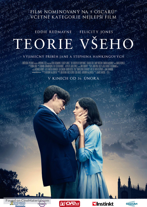 The Theory of Everything - Czech Movie Poster