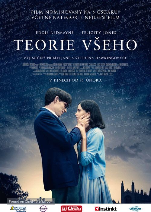 The Theory of Everything - Czech Movie Poster