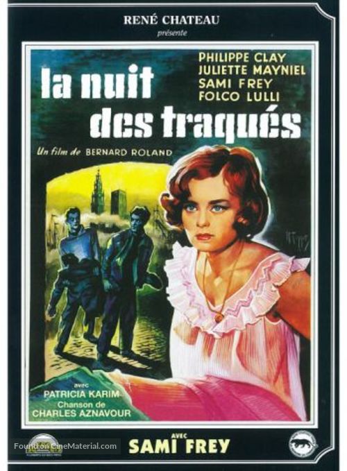 La nuit des traqu&eacute;s - French DVD movie cover