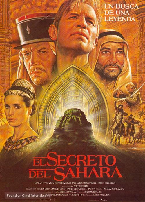 &quot;Il segreto del Sahara&quot; - Spanish poster