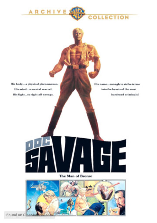 Doc Savage: The Man of Bronze - Movie Cover