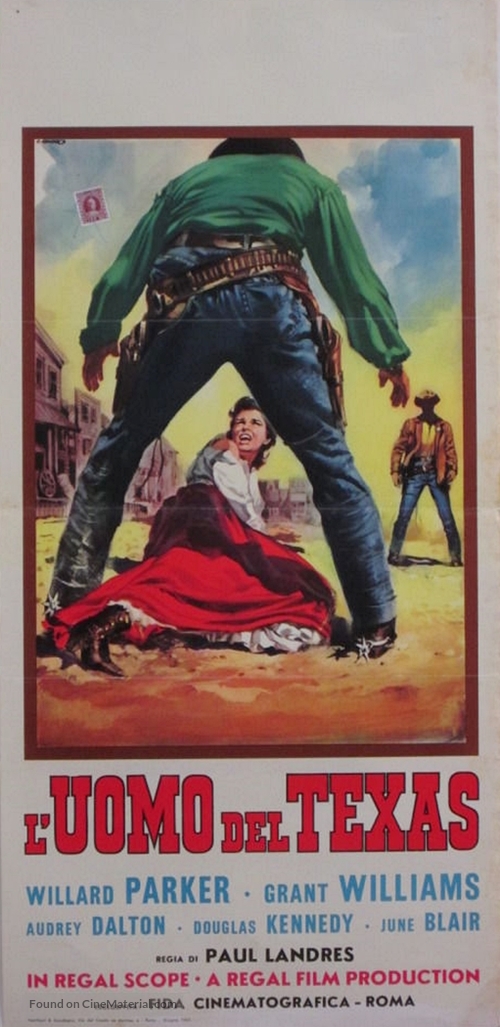 Lone Texan - Italian Movie Poster