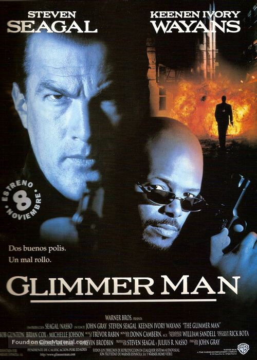 The Glimmer Man - Spanish Movie Poster