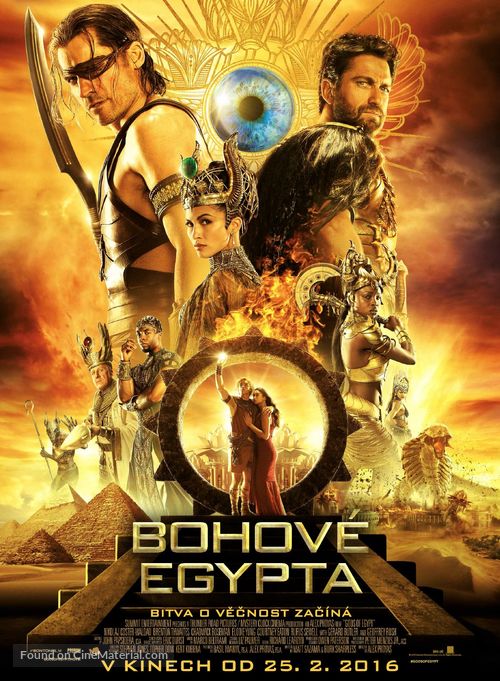 Gods of Egypt - Czech Movie Poster