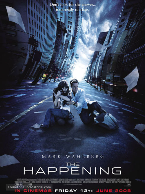 The Happening - British Movie Poster