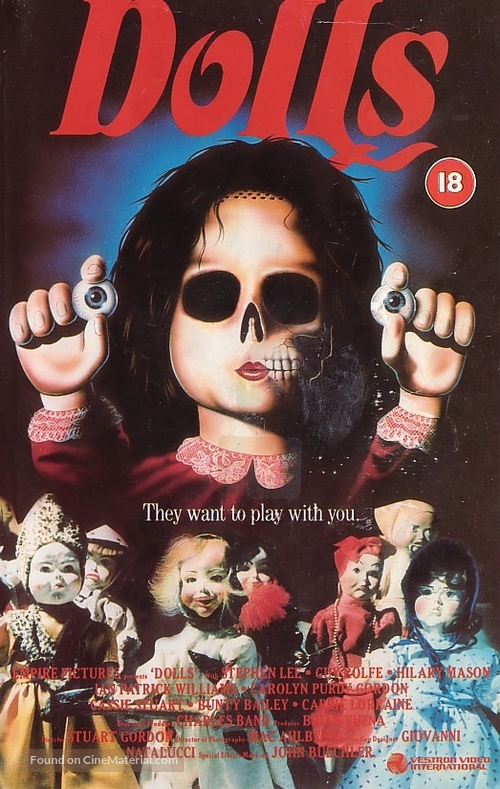 Dolls - British VHS movie cover