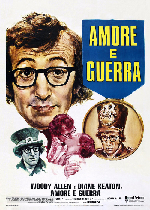 Love and Death - Italian Theatrical movie poster