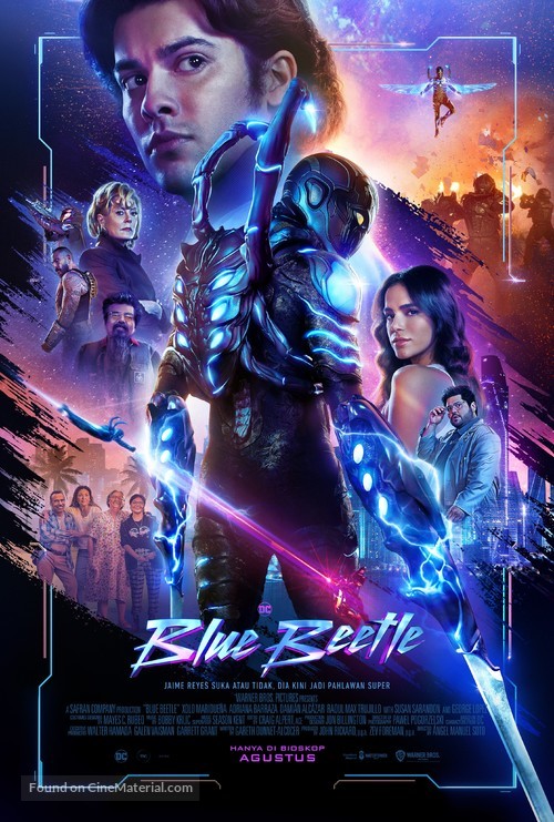 Blue Beetle - Indonesian Movie Poster