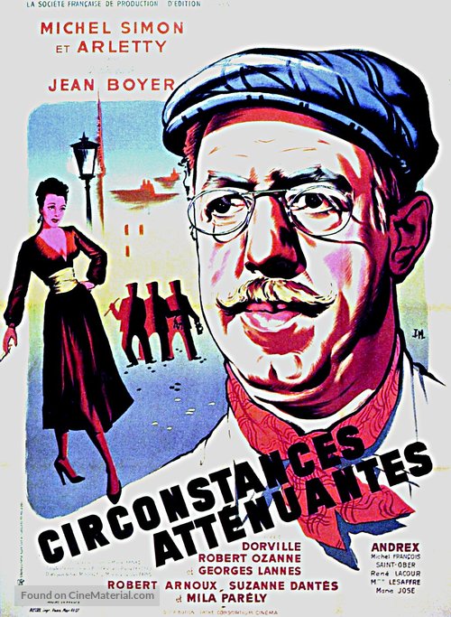 Circonstances att&egrave;nuantes - French Movie Poster