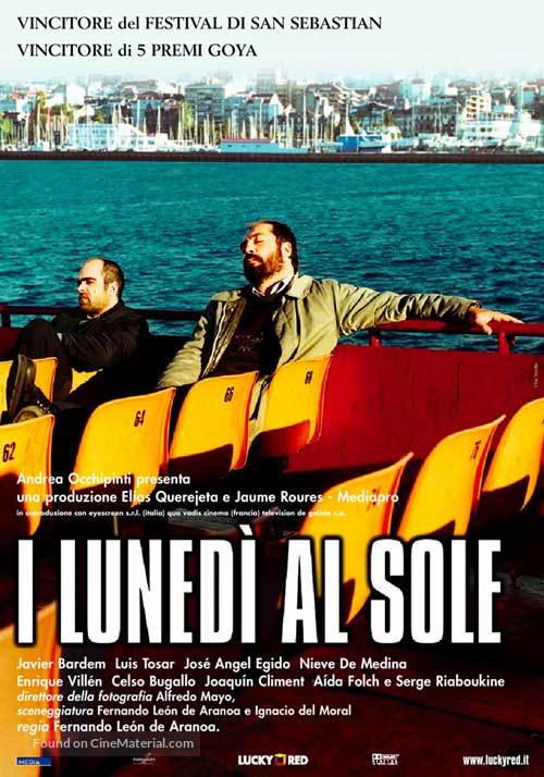 Los lunes al sol - Italian Movie Poster