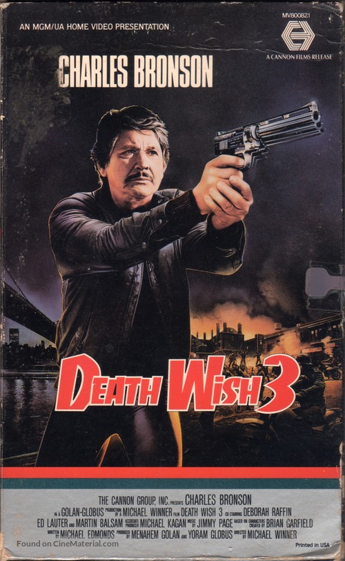 Death Wish 3 (1985) movie poster