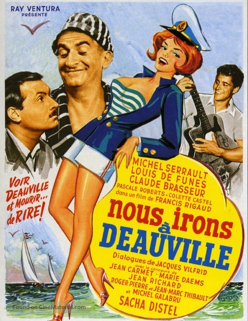 Nous irons &agrave; Deauville - French Movie Poster
