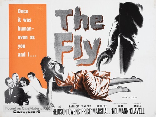 The Fly - British Re-release movie poster
