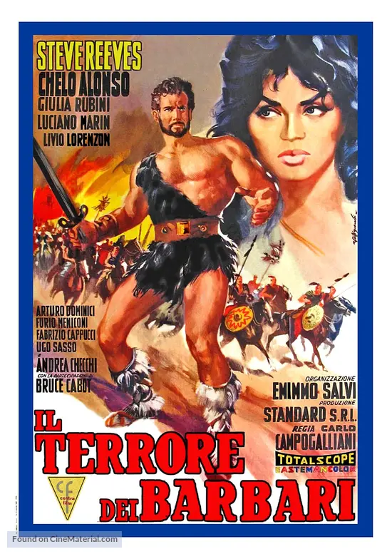 Goliath and the Barbarians - Italian Movie Poster