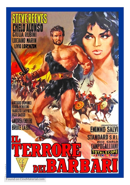 Il terrore dei barbari - Italian Movie Poster