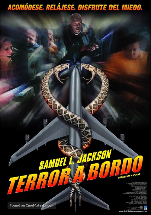 Snakes on a Plane - Argentinian poster