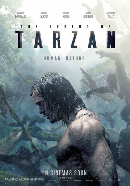 The Legend of Tarzan - New Zealand Movie Poster