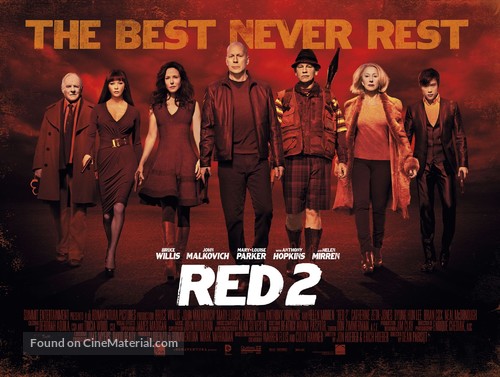RED 2 - British Movie Poster