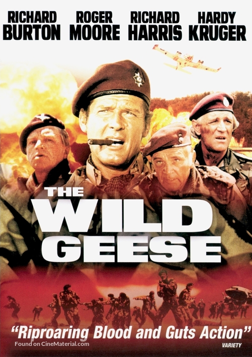 The Wild Geese - DVD movie cover
