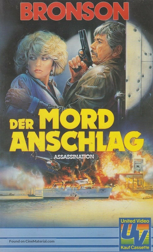 Assassination - German VHS movie cover