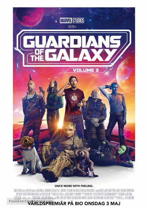 Guardians of the Galaxy Vol. 3 - Swedish Movie Poster