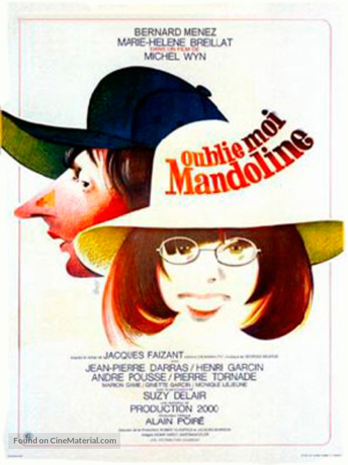 Oublie-moi, Mandoline - French Movie Poster