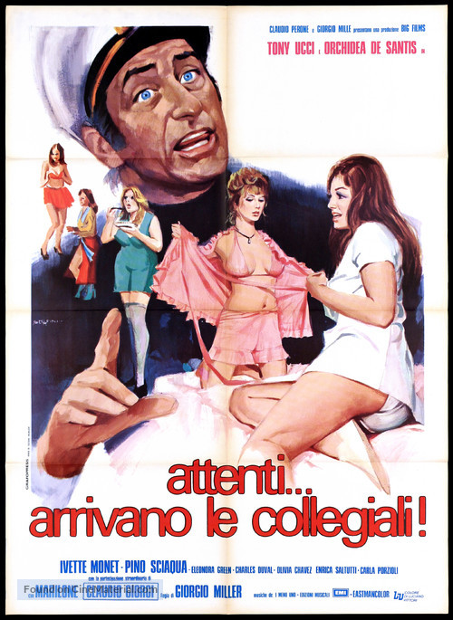 Attenti... arrivano le collegiali! - Italian Movie Poster