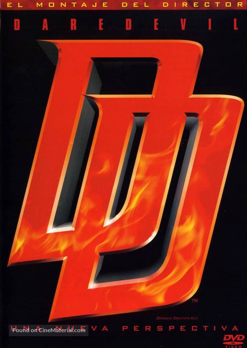Daredevil - Spanish DVD movie cover
