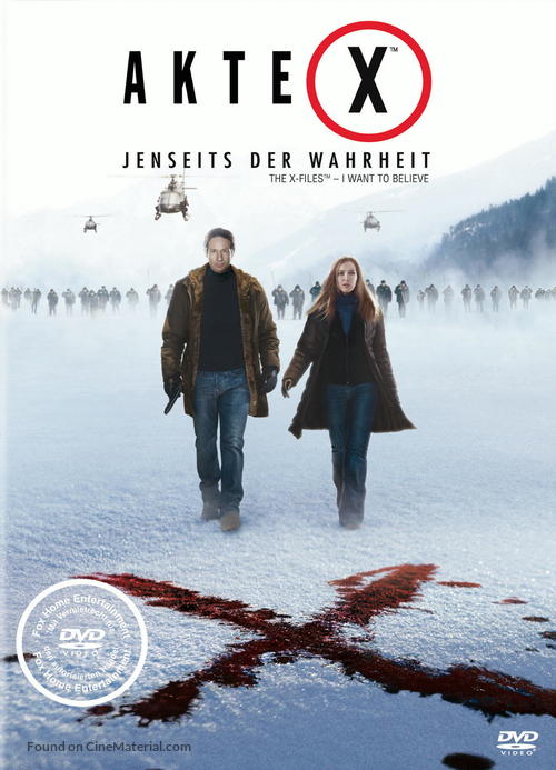 The X Files: I Want to Believe - German Movie Cover