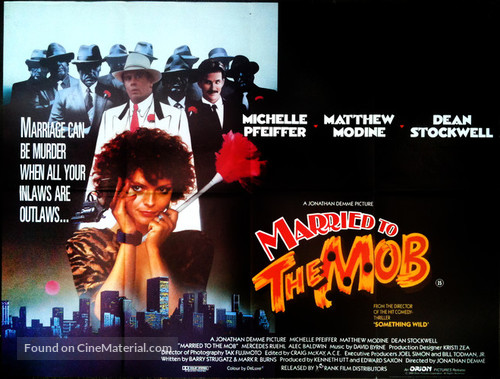 Married to the Mob - British Movie Poster