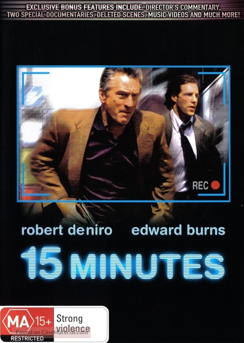 15 Minutes - Australian Movie Cover