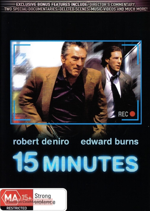 15 Minutes - Australian Movie Cover