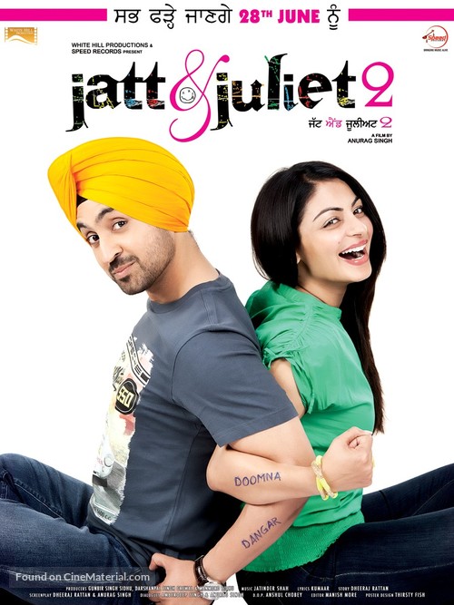 Jatt &amp; Juliet 2 - Indian Movie Poster