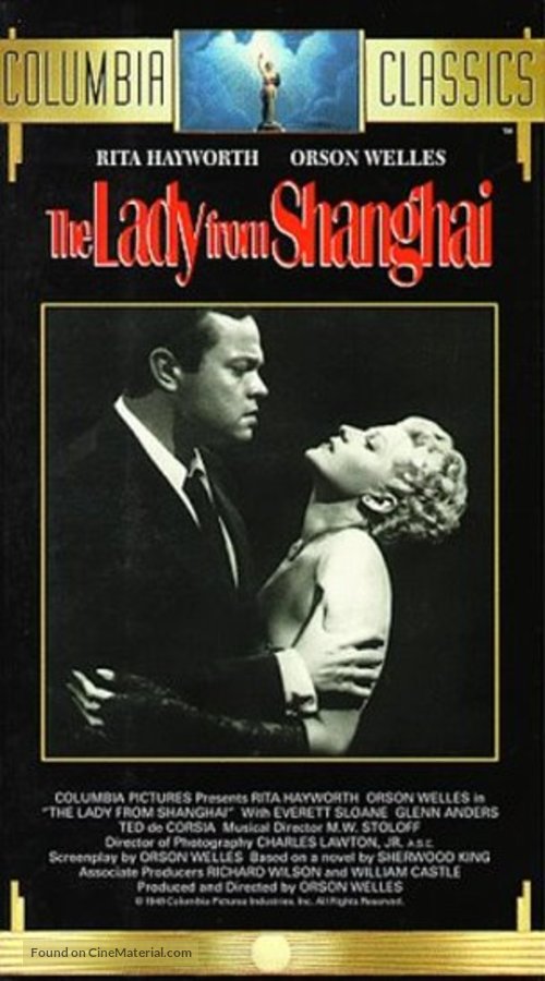 The Lady from Shanghai - VHS movie cover