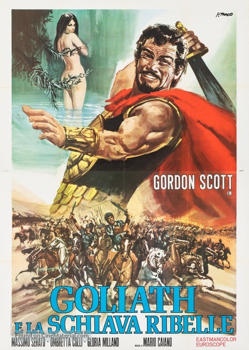 Goliath e la schiava ribelle - Italian Movie Poster