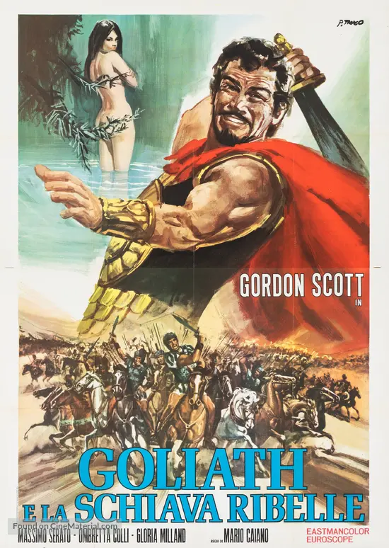 Goliath e la schiava ribelle (1963) Italian movie poster