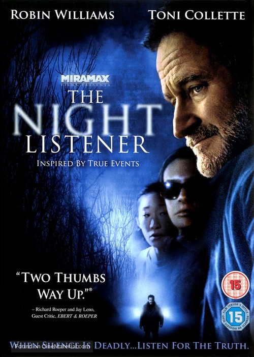 The Night Listener - British DVD movie cover