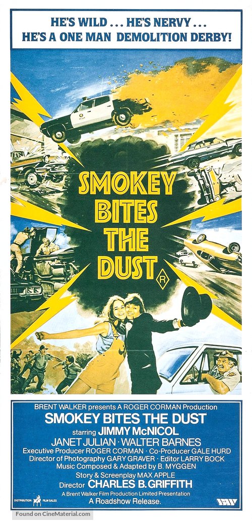 Smokey Bites the Dust - Australian Movie Poster