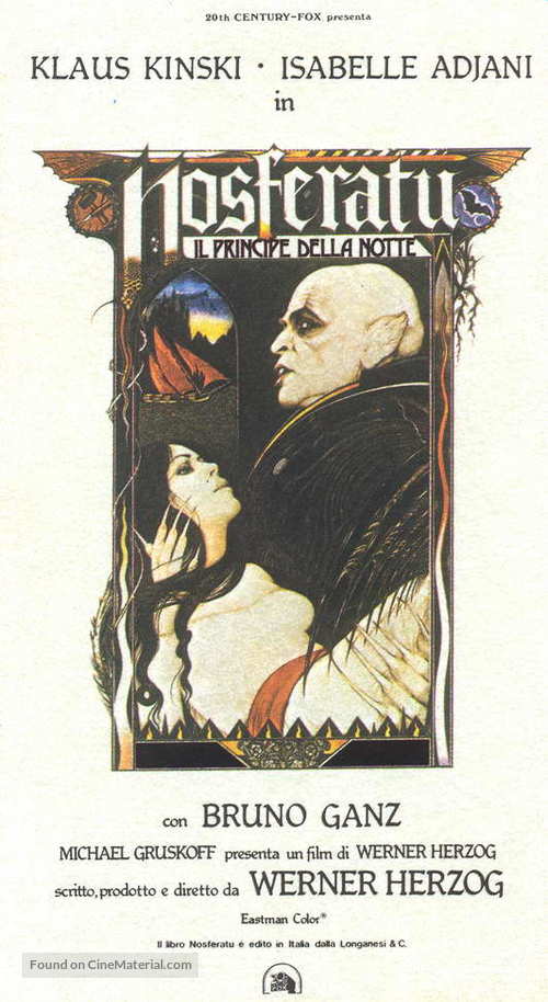 Nosferatu: Phantom der Nacht - Italian Movie Poster