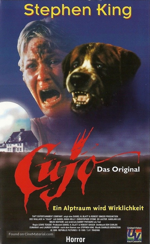 Cujo - German VHS movie cover