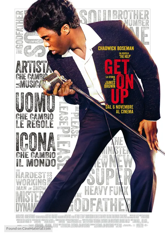Get on Up - Italian Movie Poster