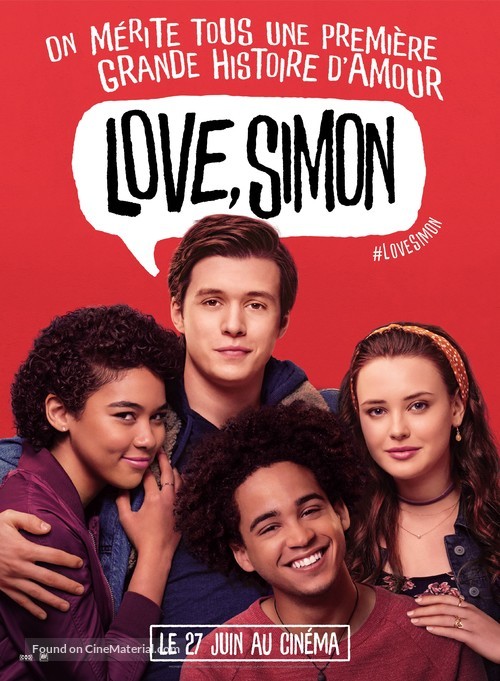 Love, Simon - French Movie Poster