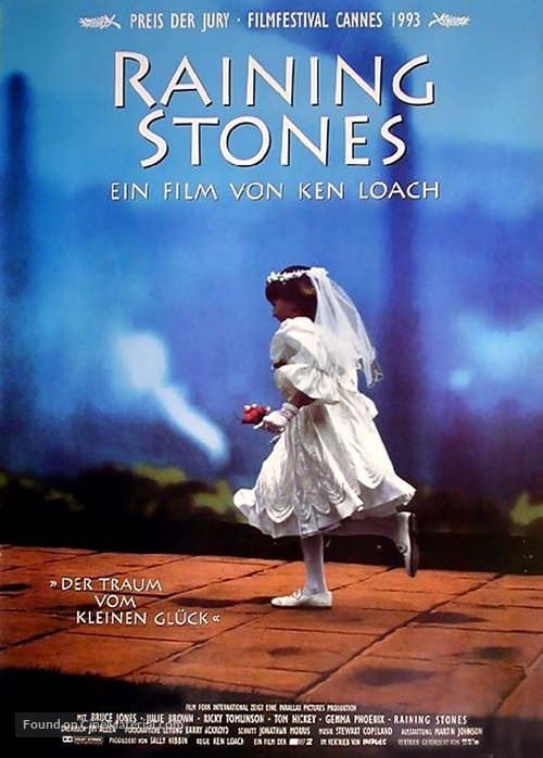 Raining Stones - German Movie Poster