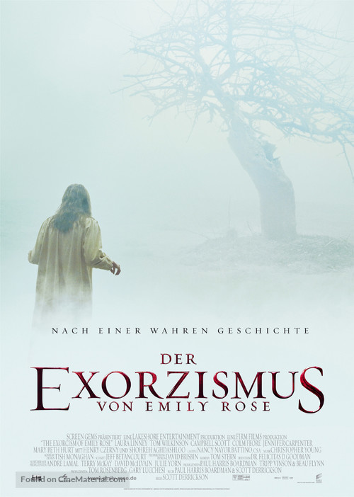 The Exorcism Of Emily Rose - German Movie Poster