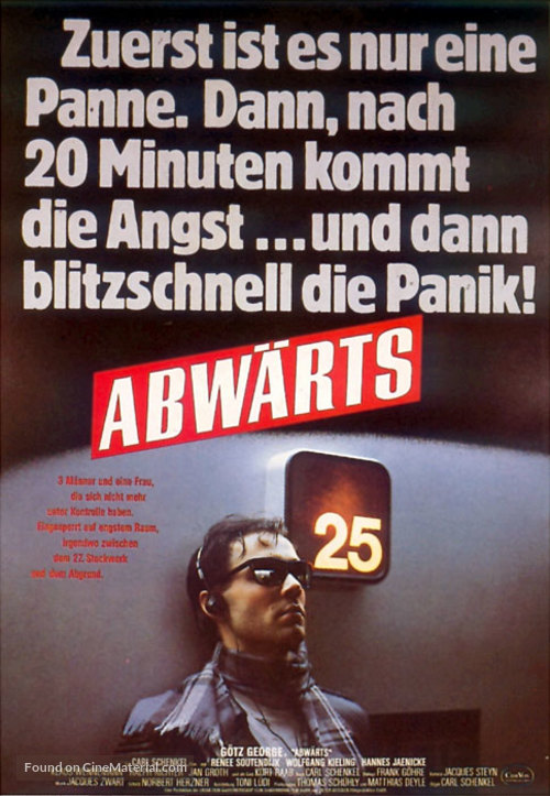 Abw&auml;rts - German Movie Poster