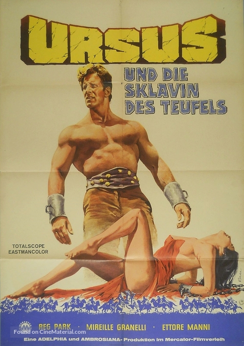 Ursus, il terrore dei kirghisi - German Movie Poster