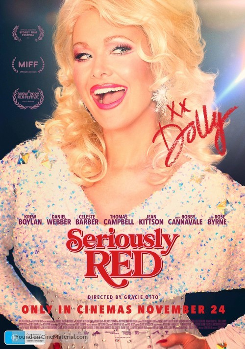 Seriously Red - Australian Movie Poster