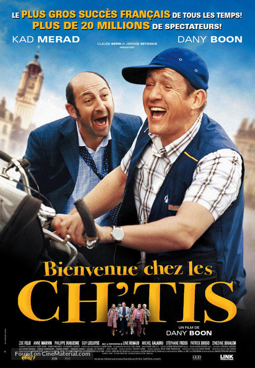 Bienvenue chez les Ch&#039;tis - Canadian Movie Poster