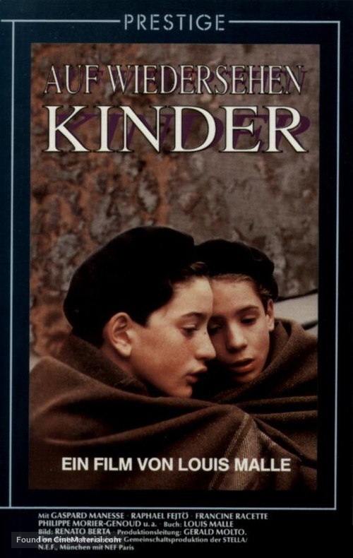 Au revoir les enfants - German VHS movie cover